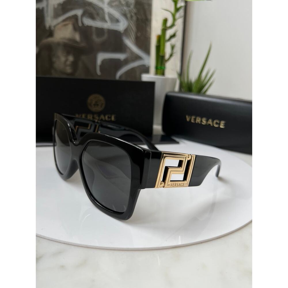 NEW Versace VE4402 GB1/87 Black Sunglasses - Picture 8 of 9